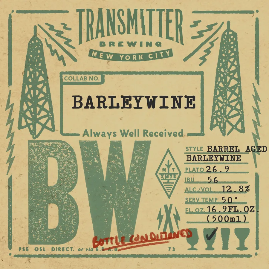 Barleywine can label
